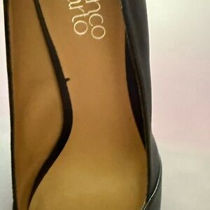 Franco Sarto Black Heels Sleek Design